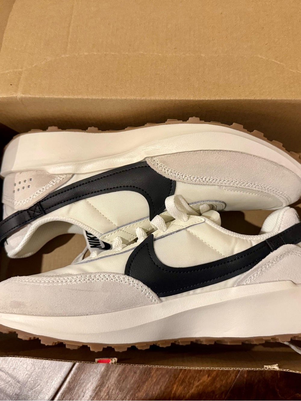 Nike waffle debut sail/black gum 7 NIB - Picture 5 of 5